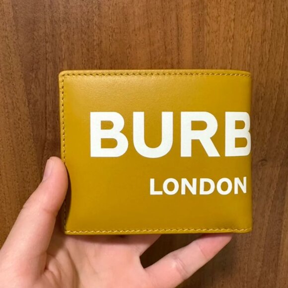 NWT Authentic Burberry Ronan Folding Leather Light Copper Orange Wallet - Picture 1 of 7